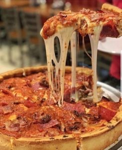 cheese Things are about to get very cheesy!
(Photo credit: Giordano's Pizza)